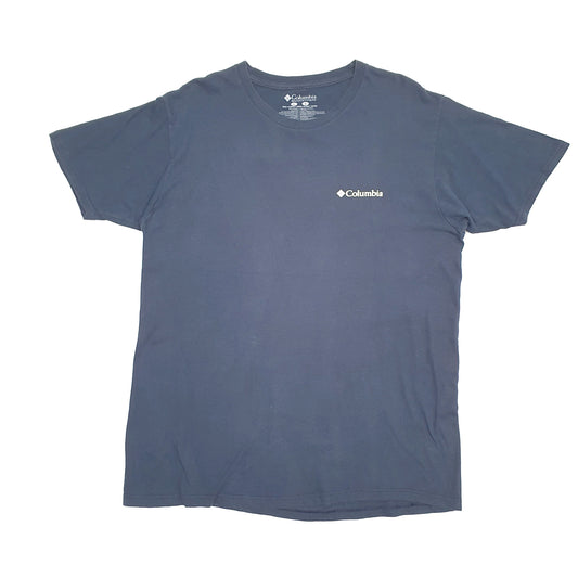 Mens Navy Columbia Sportswear Short Sleeve T Shirt
