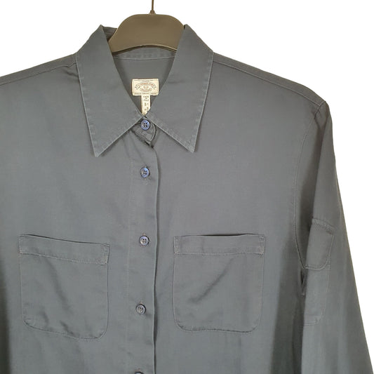 Armani Long Sleeve Regular Fit Shirt Blue