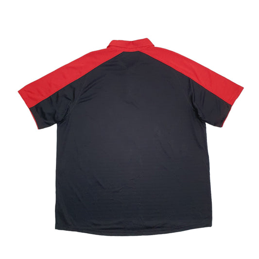 Adidas Louisville Cardinals Short Sleeve Polyester Polo Shirt Black