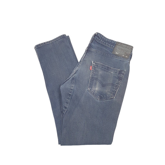 Levis 511 Slim Fit Commuter Cycling Jeans W32 L30 Navy