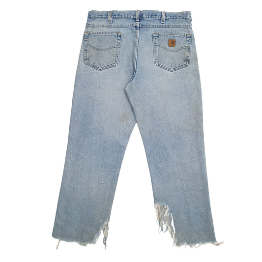 Mens Blue Carhartt Carpenter Trousers