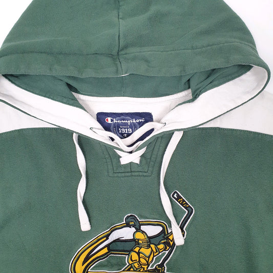 Mens Green Champion Clarkson Hockey USA College NHL Hoodie Jumper