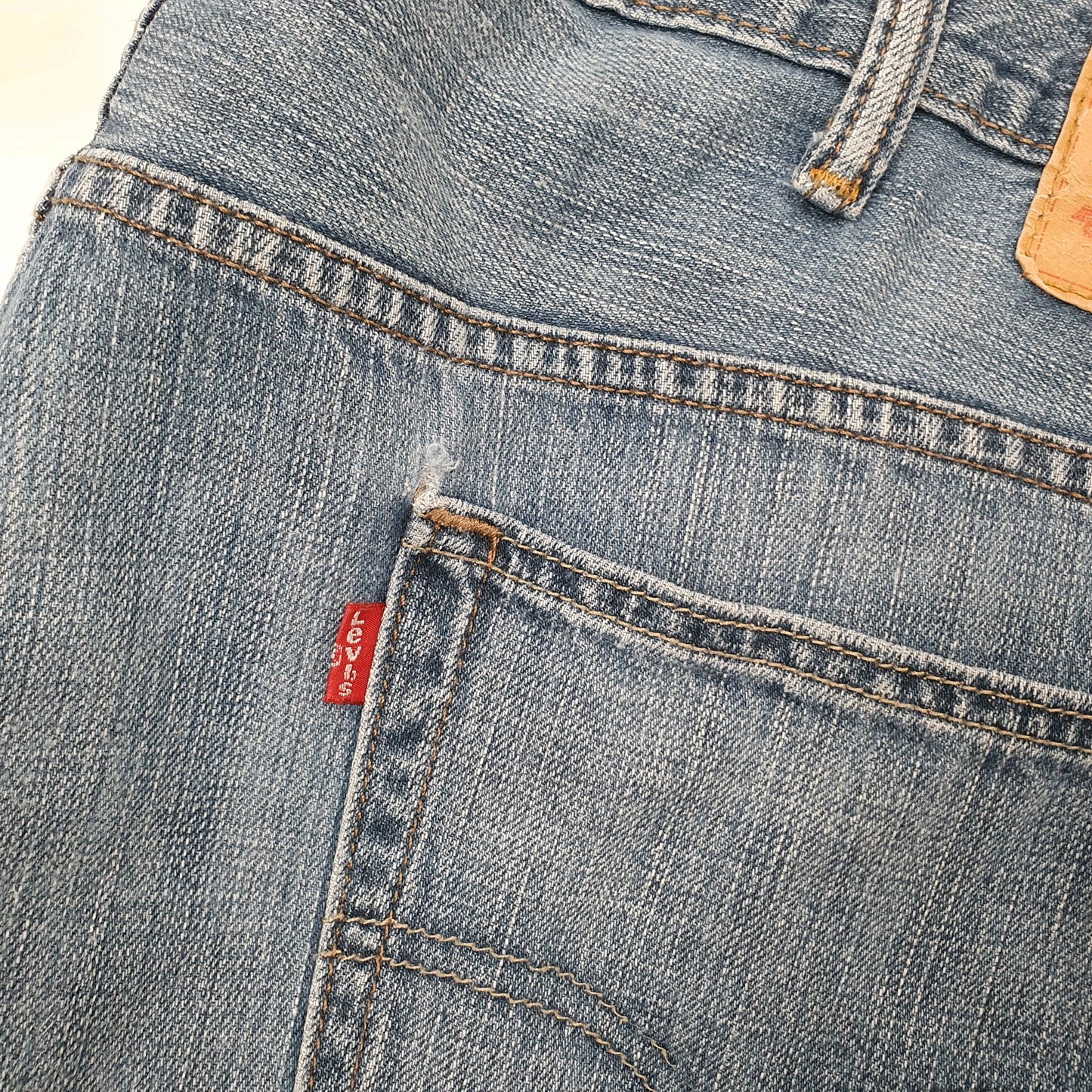 Levis 569 Loose Fit Jeans W42 L30 Grey