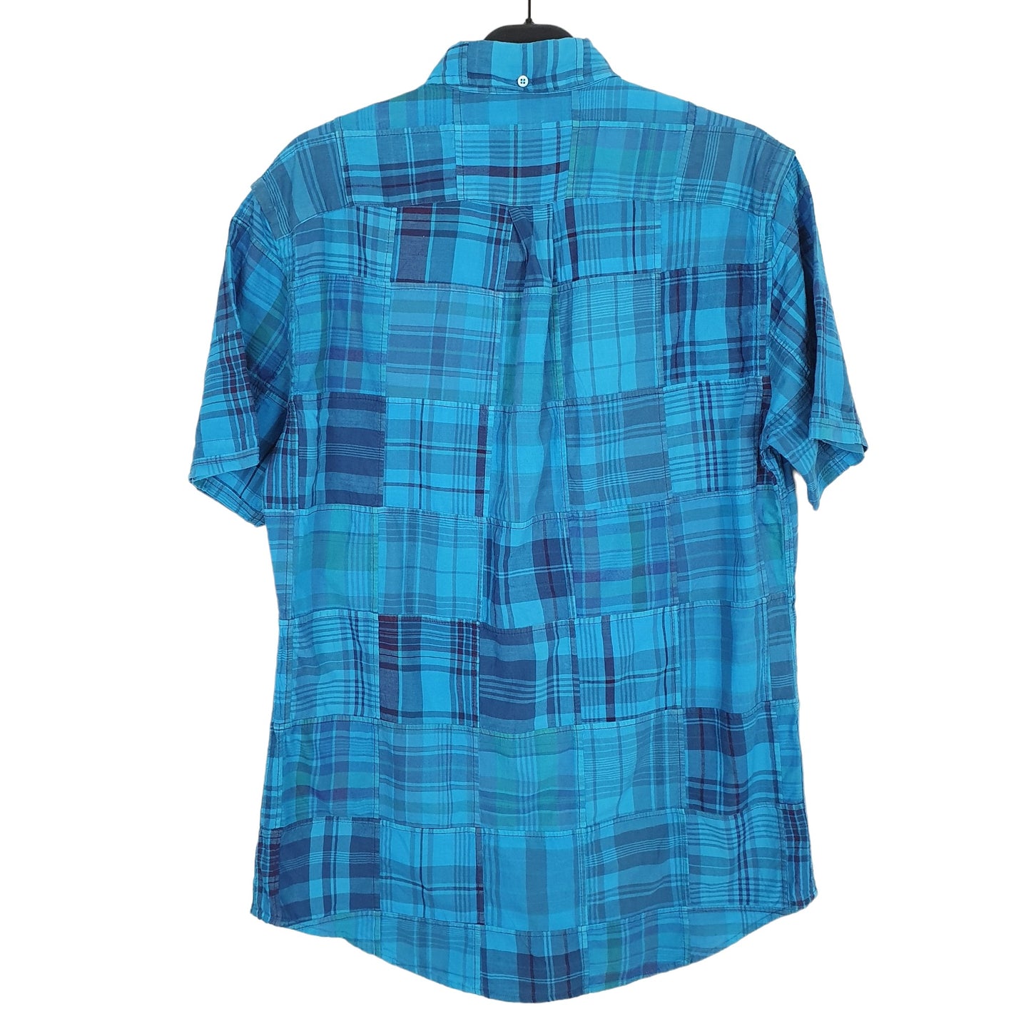 Ralph Lauren Short Sleeve Custom Fit Check Shirt Blue