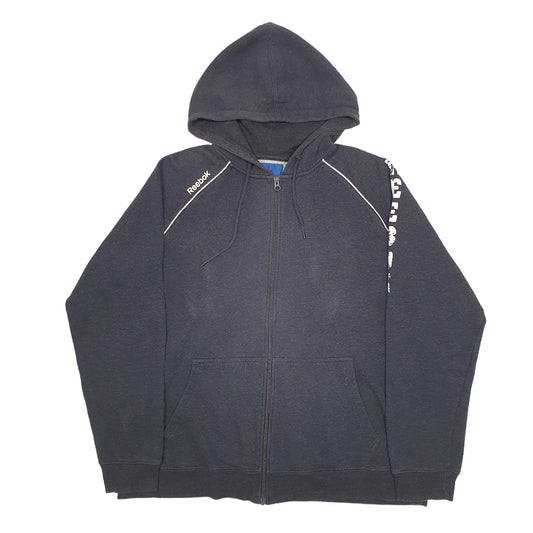 Mens Grey Reebok Full Zip Jumper