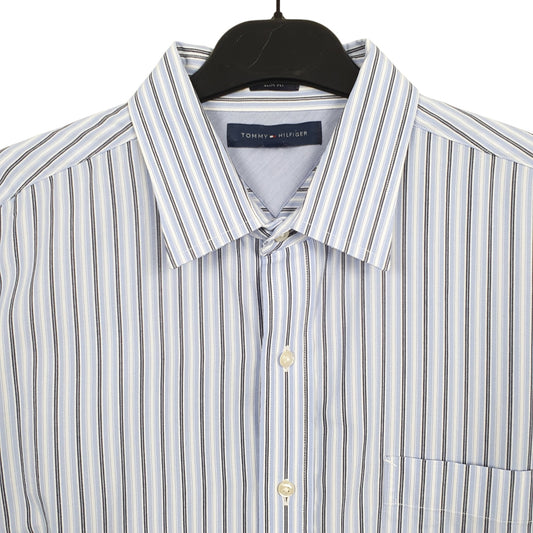 Mens Blue Tommy Hilfiger Long Sleeve Shirt