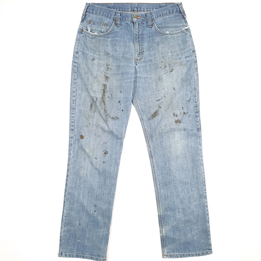 Carhartt Casual Regular Fit Relaxed Jeans W34 L32 Blue