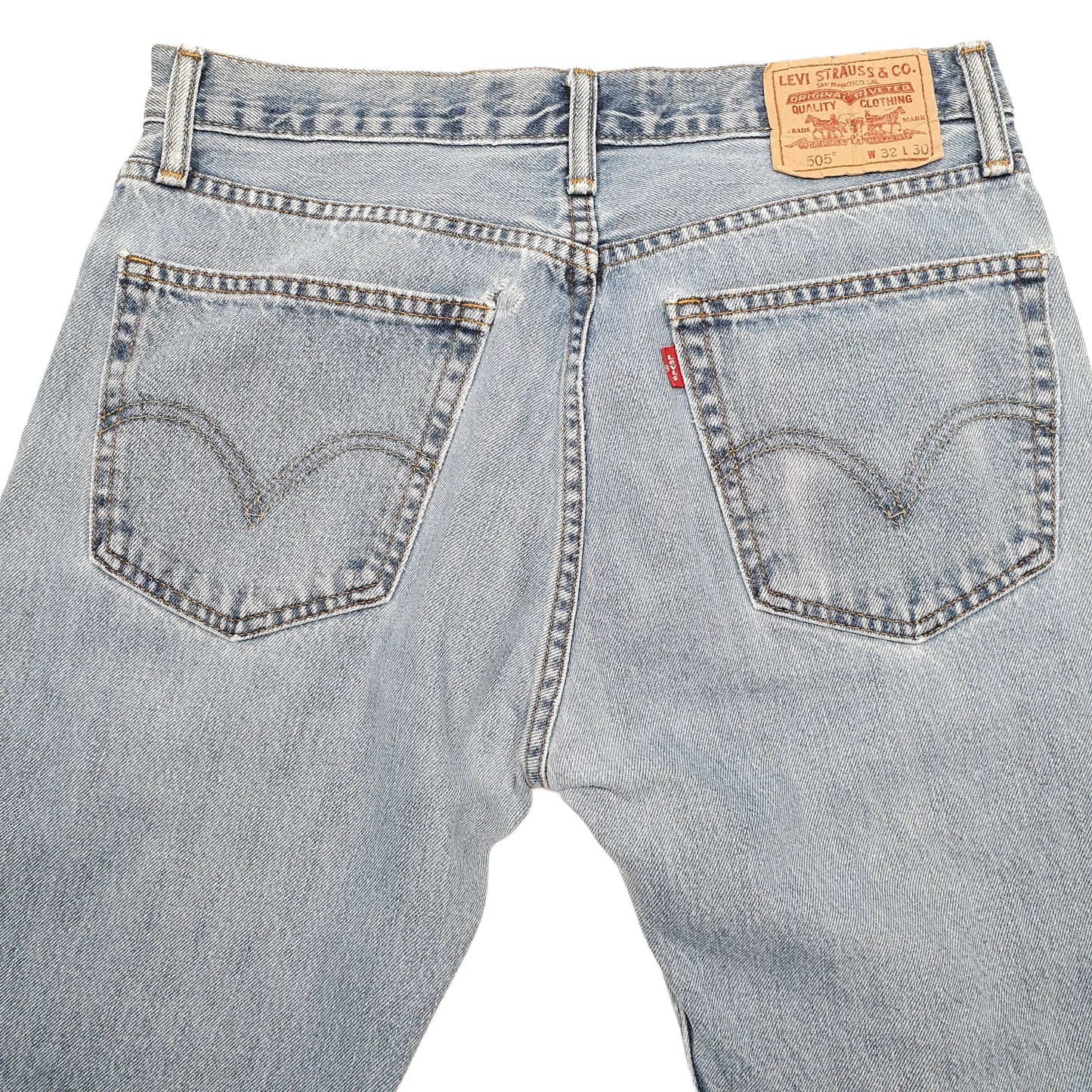 Levis 505 Regular Fit Jeans W32 L30 Blue