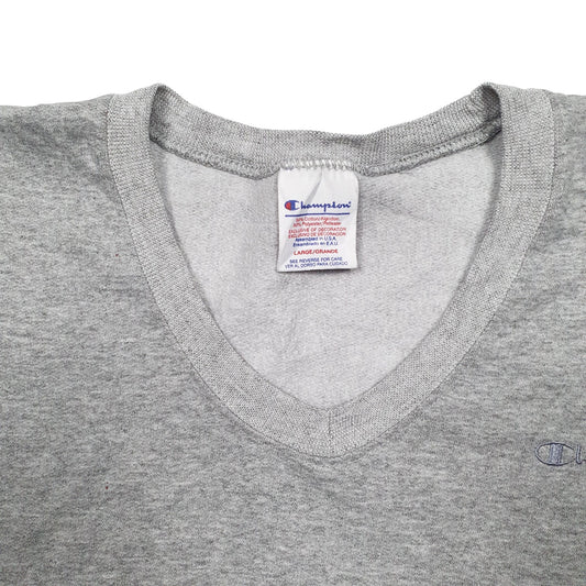 Mens Grey Champion Crewneck Jumper
