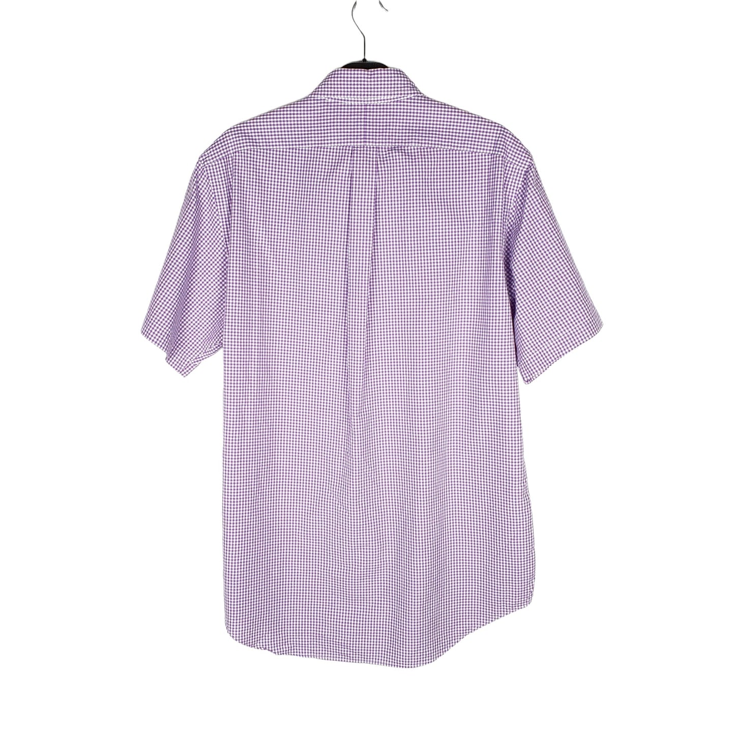 Polo Ralph Lauren Short Sleeve Regular Fit Gingham Shirt Purple