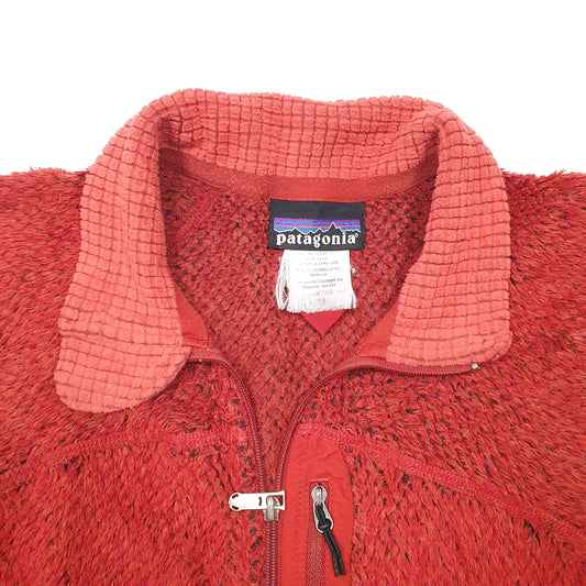 Womens Red Patagonia Full Zip Jumper