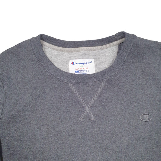 Womens Grey Champion Crewneck Jumper