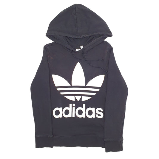 Mens Black Adidas Hoodie Jumper