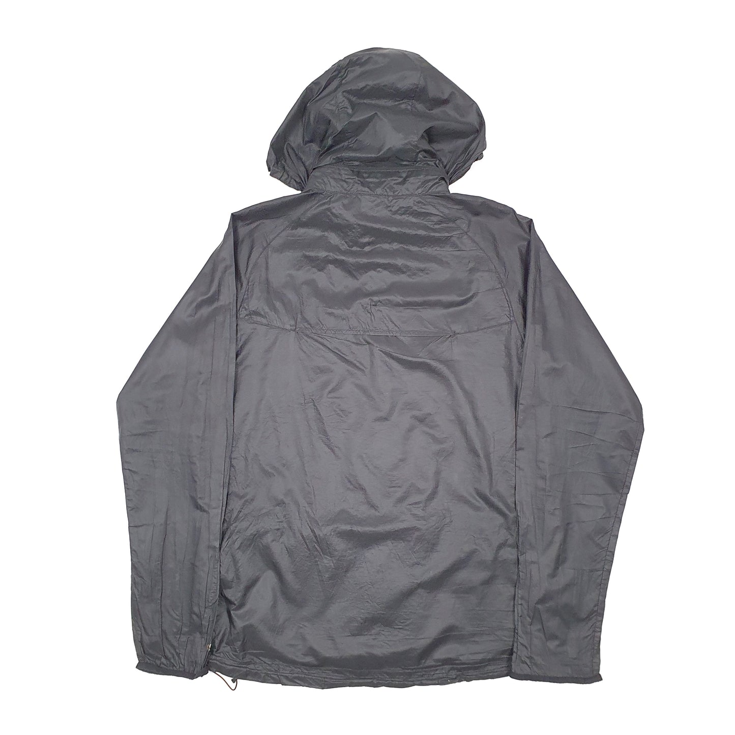 Mens Black Nike Super Lightweight Anorak Rain Coat Coat