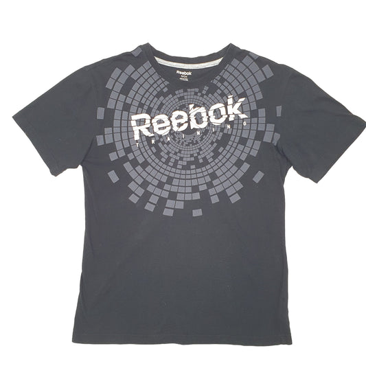Reebok Short Sleeve T Shirt Black