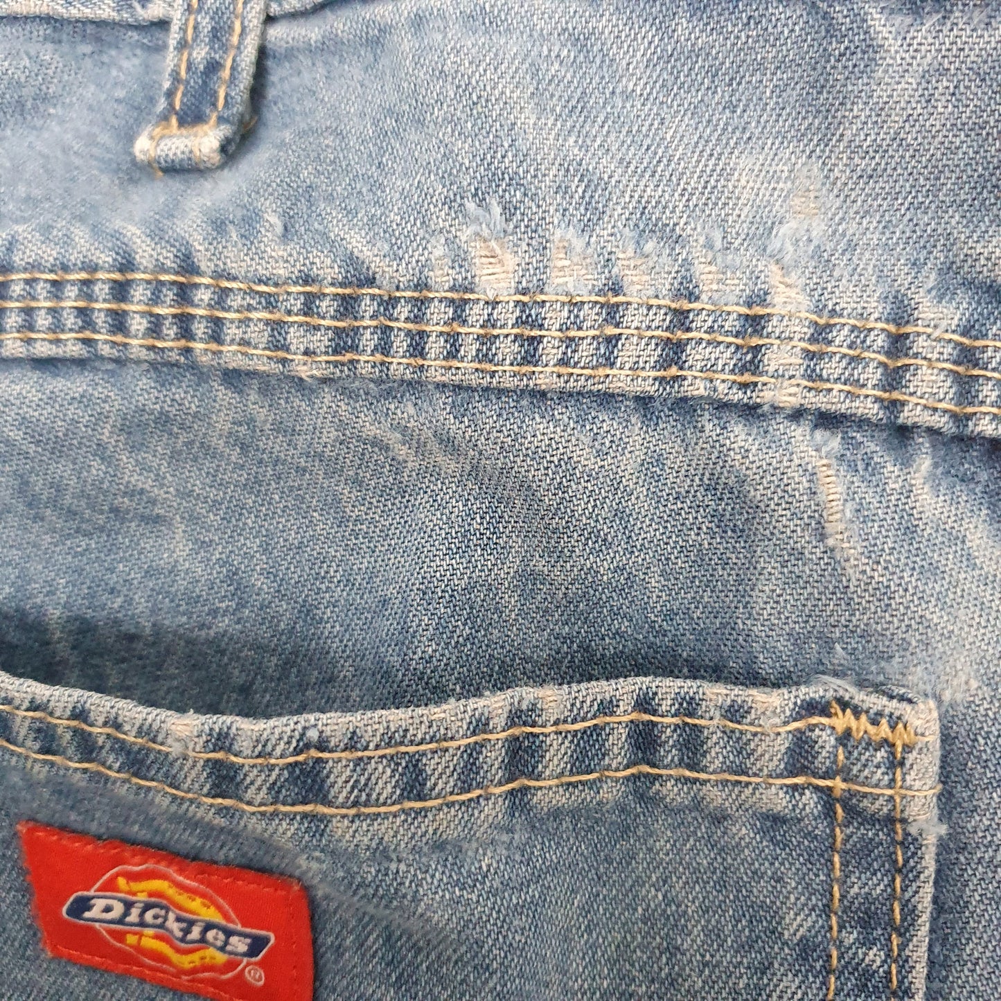 Dickies Casual Loose Fit Carpenter Jeans W38 L29 Blue