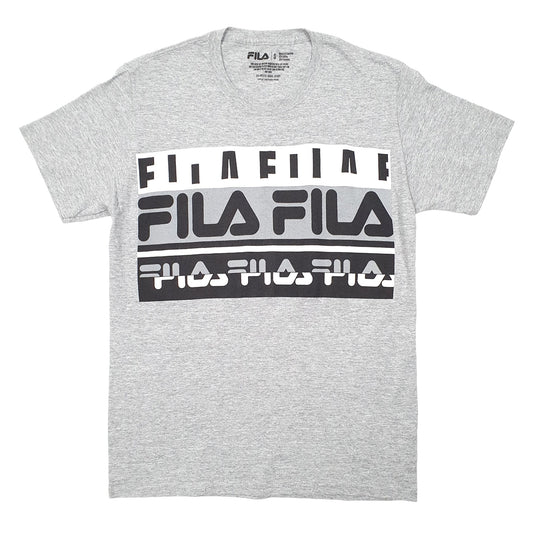 Fila Short Sleeve T Shirt Grey