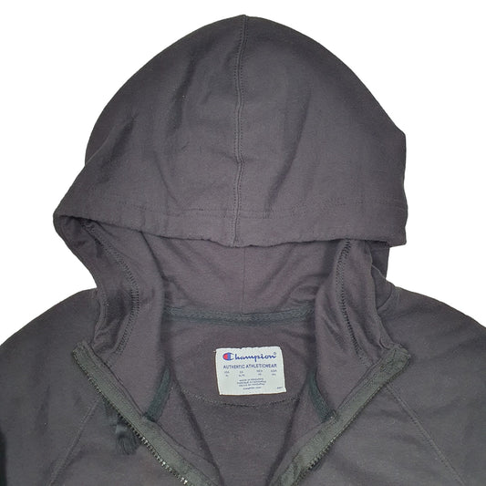 Mens Black Champion Hoodie Jumper