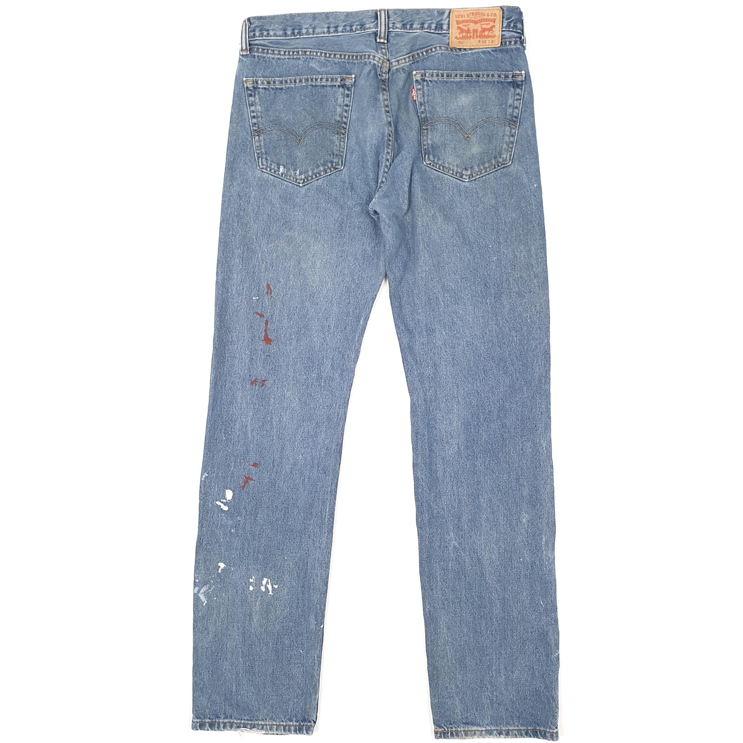 Levis 505 Regular Fit Jeans W33 L34 Blue