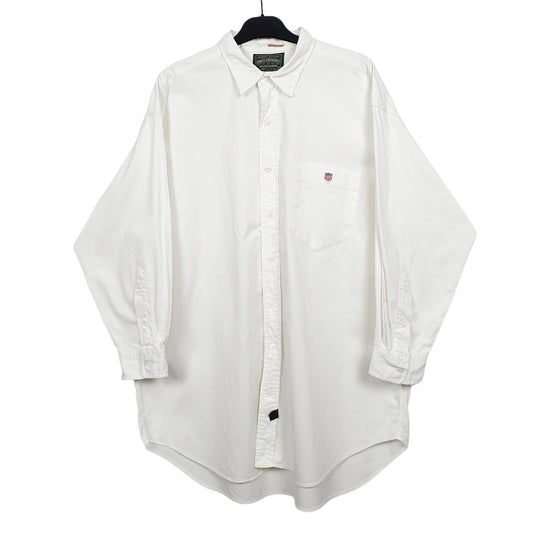 Mens White Ralph Lauren Long Sleeve Shirt