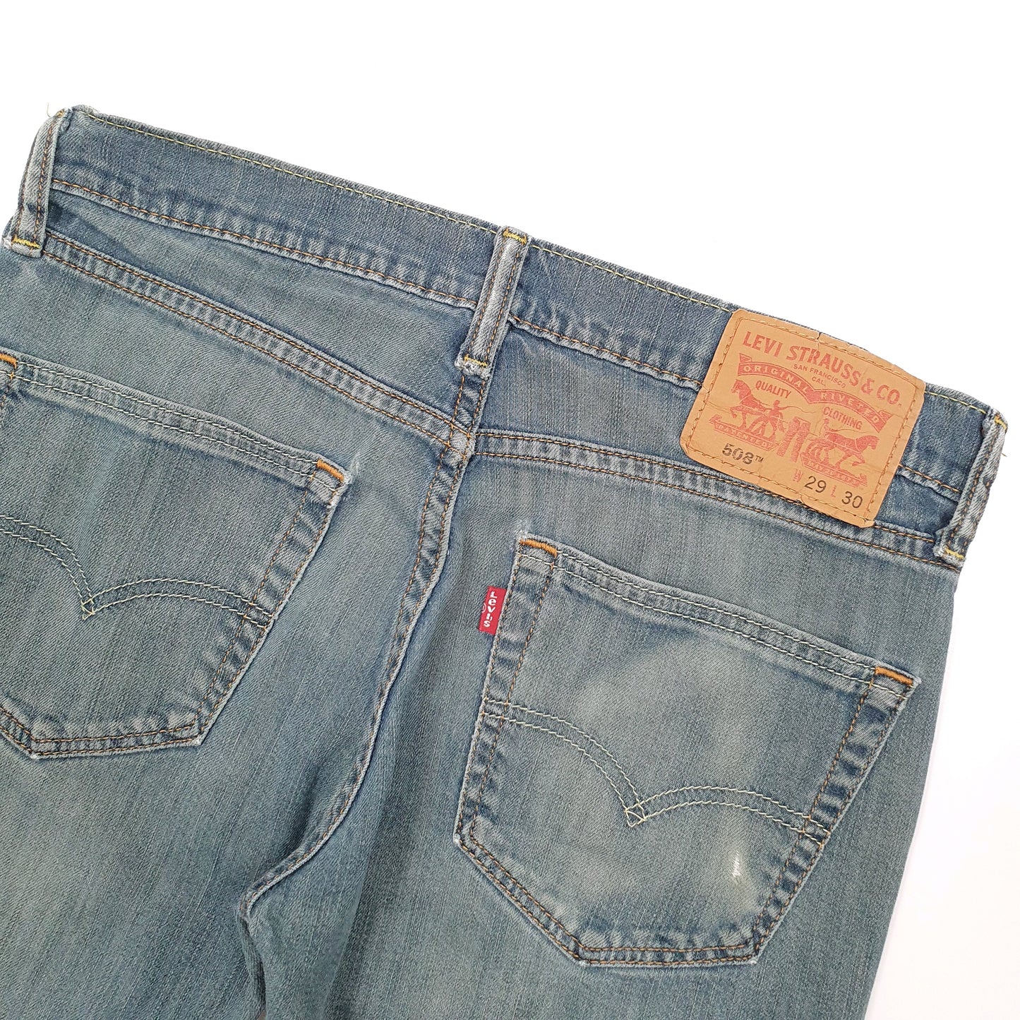 Levis 508 Tapered Fit Jeans W29 L30 Blue