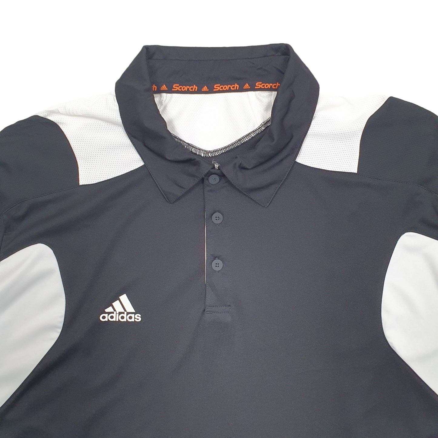 Adidas Golf Scorch Archie Harvey Short Sleeve Polyester Polo Shirt Black