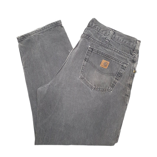 Womens Grey Carhartt Carpenter JeansW38 L30