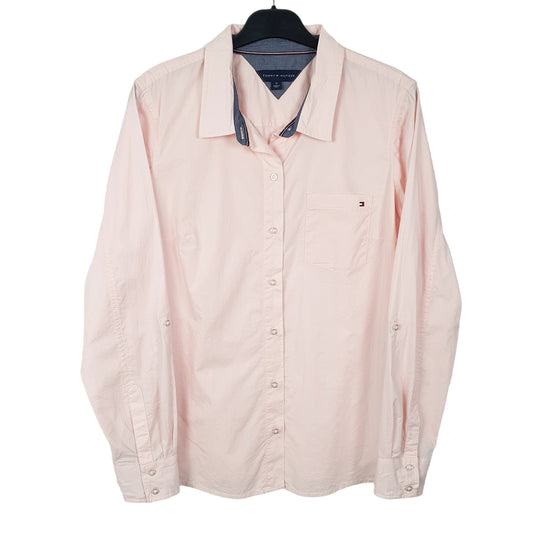 Womens Pink Tommy Hilfiger Long Sleeve Shirt