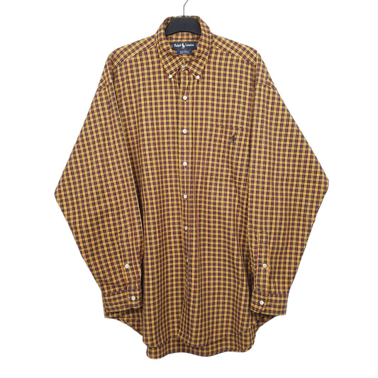 Mens Yellow Ralph Lauren Long Sleeve Shirt