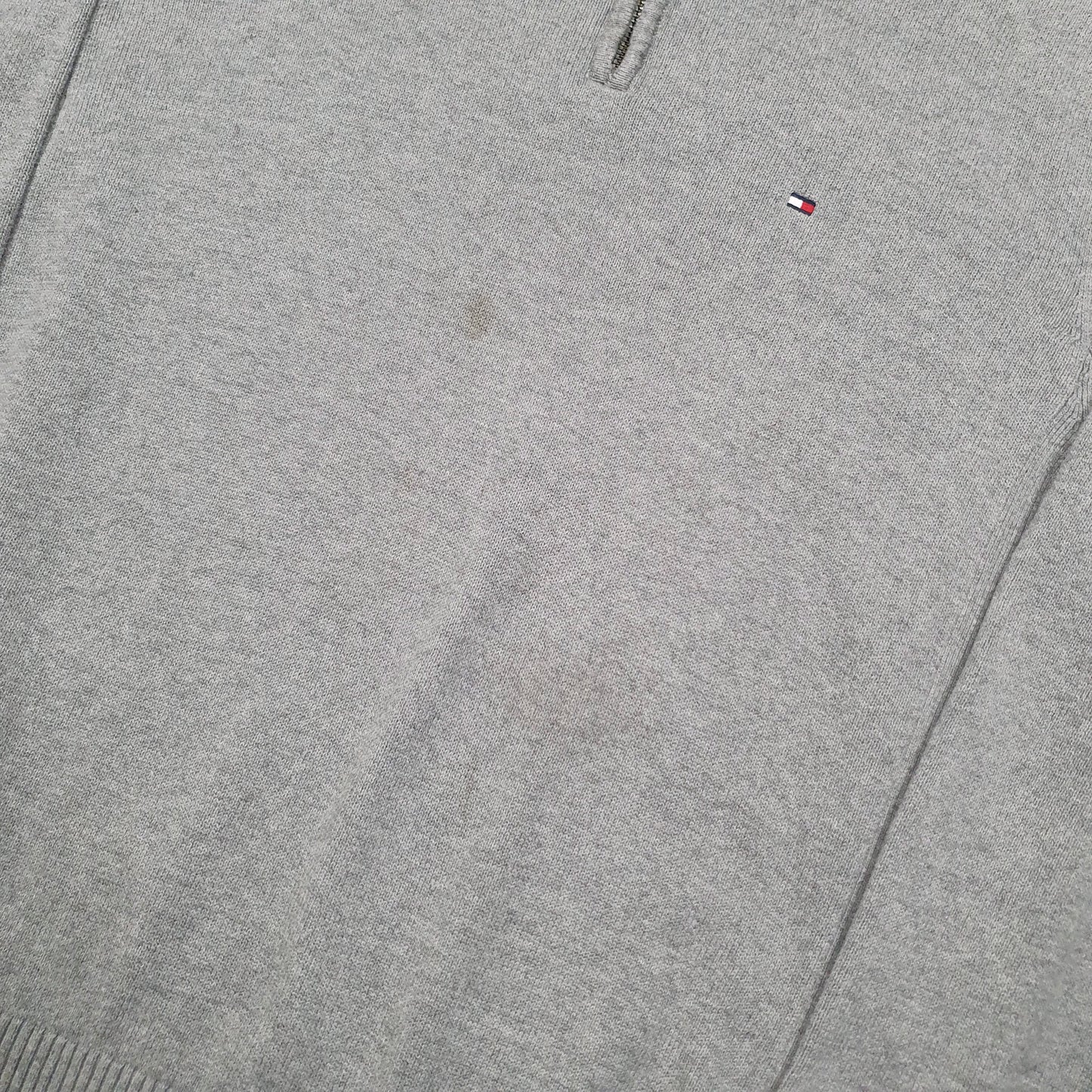 Tommy Hilfiger Quarter Zip L Grey