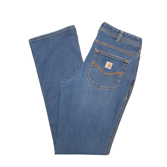 Womens Blue Carhartt Carpenter JeansW28 L31