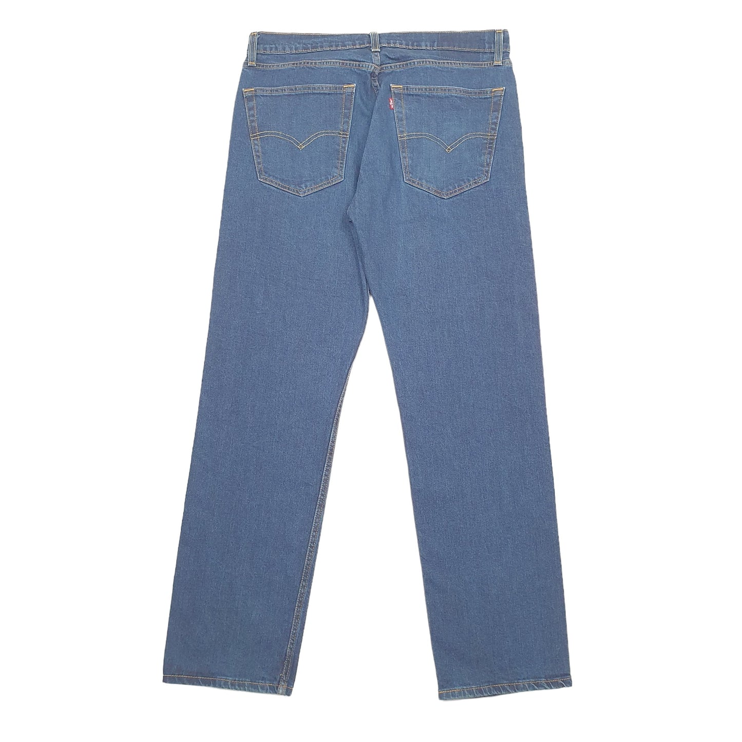 Levis Straight Regular Fit Jeans W35 L32 Blue