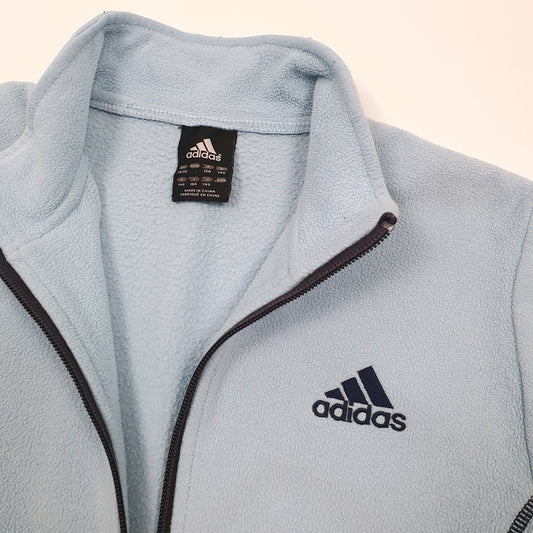 Adidas Full Zip Fleece S Blue