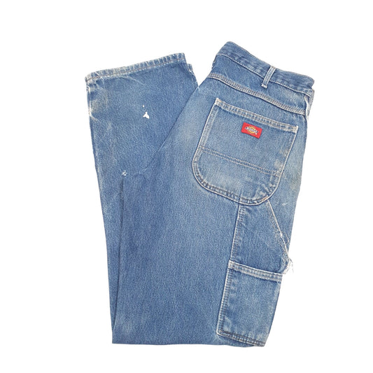 Mens Blue Dickies Carpenter JeansW34 L34