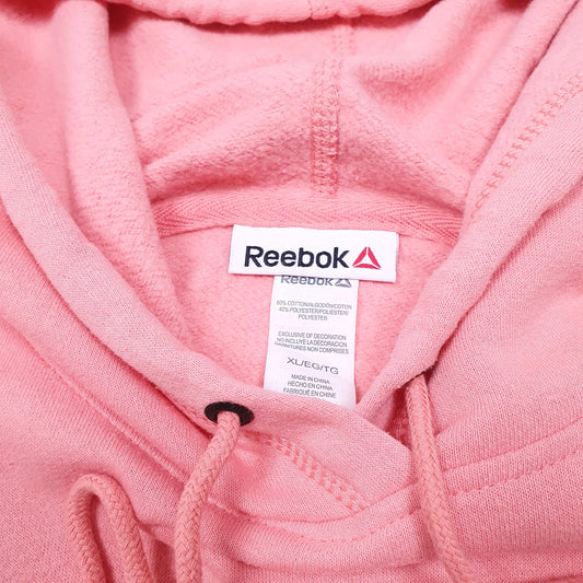 Womens Pink Reebok Hoodie Jumper