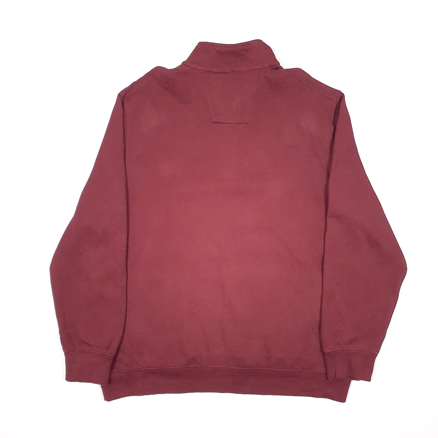 Nautica Quarter Zip XL Burgundy