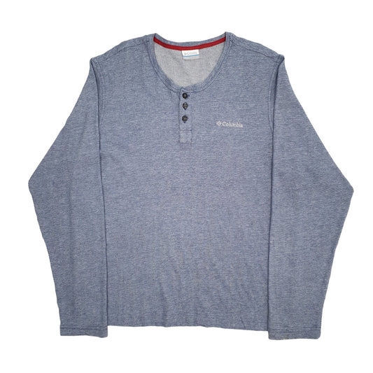 Mens Blue Columbia Sportswear Long Sleeve T Shirt