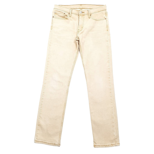 Levis 511 Slim Fit Jeans W32 L32 Beige