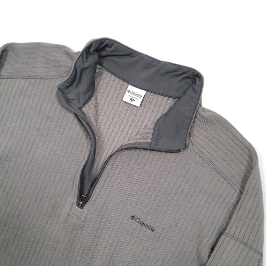Columbia Sportswear Quarter Zip Fleece XL Grey