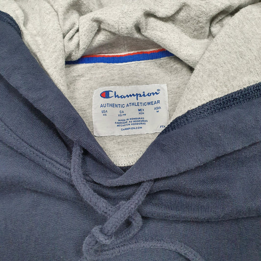 Mens Navy Champion Hoodie Jumper