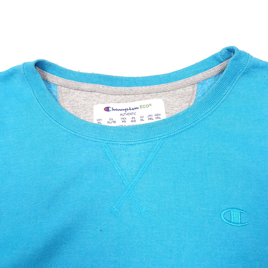 Womens Blue Champion Crewneck Jumper
