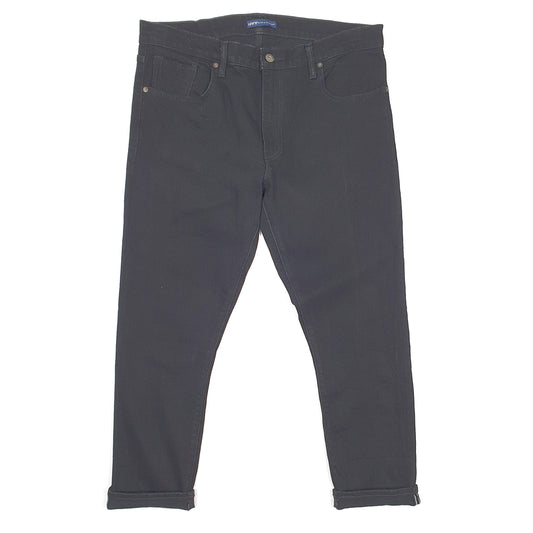 Levis Cigarette Slim Fit Selvedge Jeans W36 L26 Black