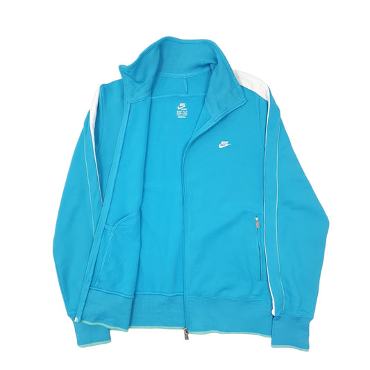 Womens Blue Nike Full Zip Jumper