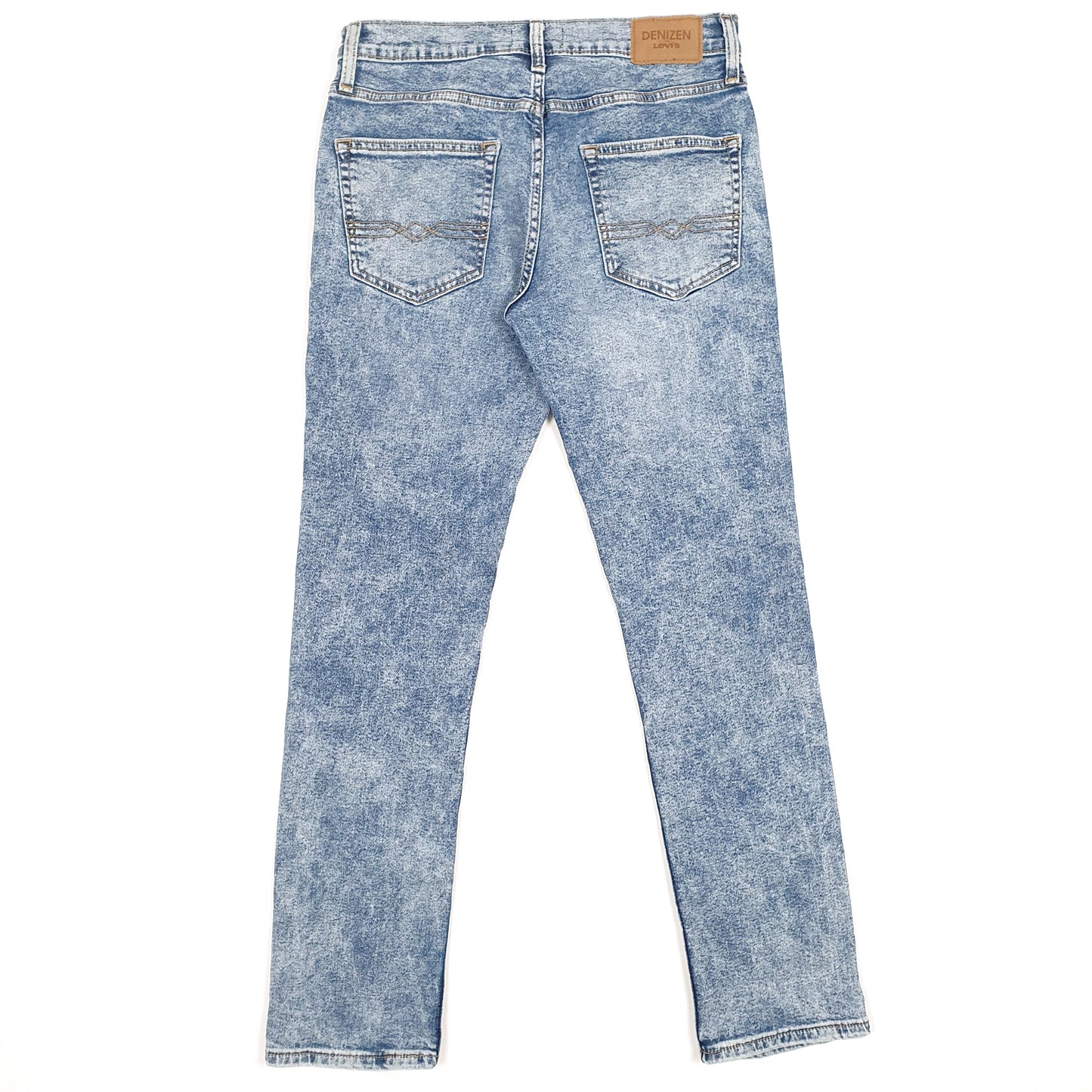 Levis Denizen Slim Fit Acid Wash Jeans W30 L29 Blue