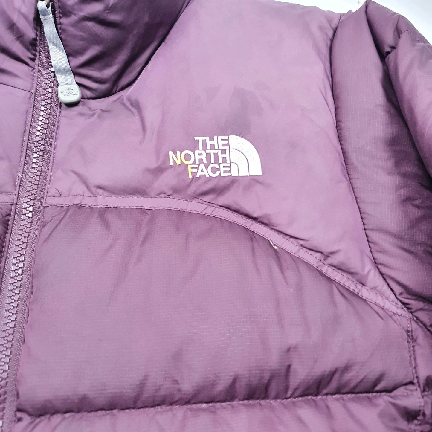 Womens The North Face Nuptse Goose Down 700 Puffer Jacket Purple