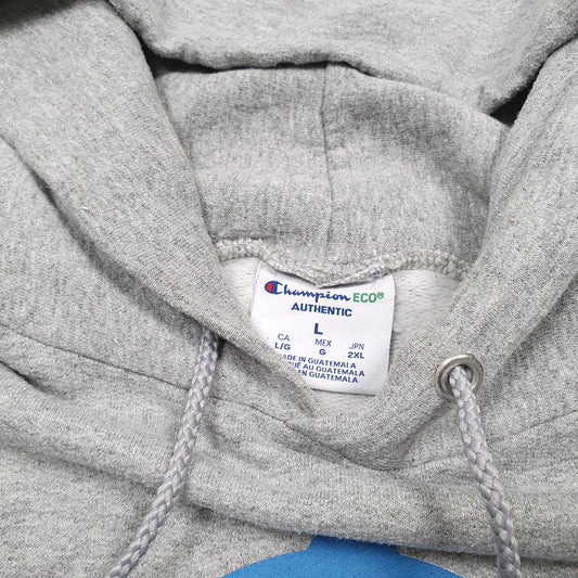Mens Grey Champion Hoodie Jumper
