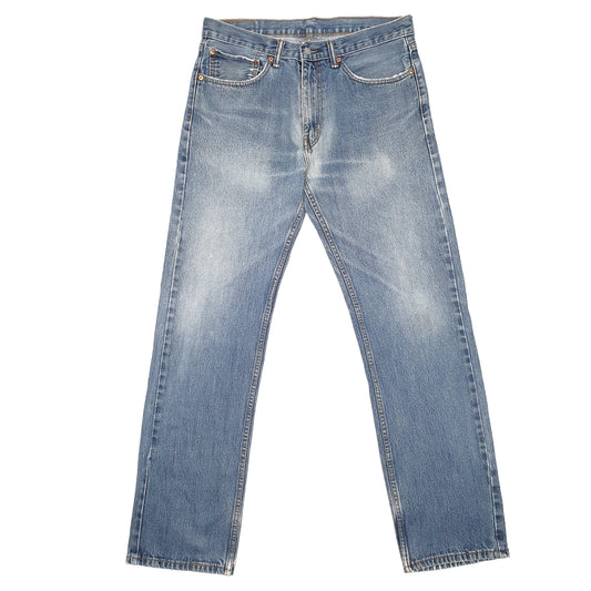 Mens Blue Levis 505 JeansW34 L34