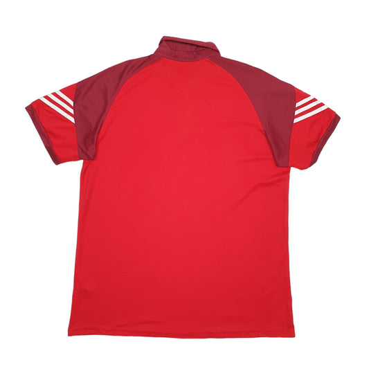 Adidas Wydad AC Football Morocco Short Sleeve Polyester T Shirt Red