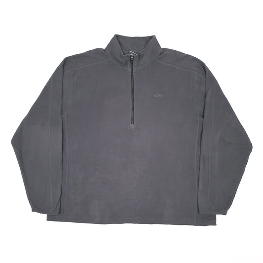 Mens Grey Champion Quarter Zip Jumper