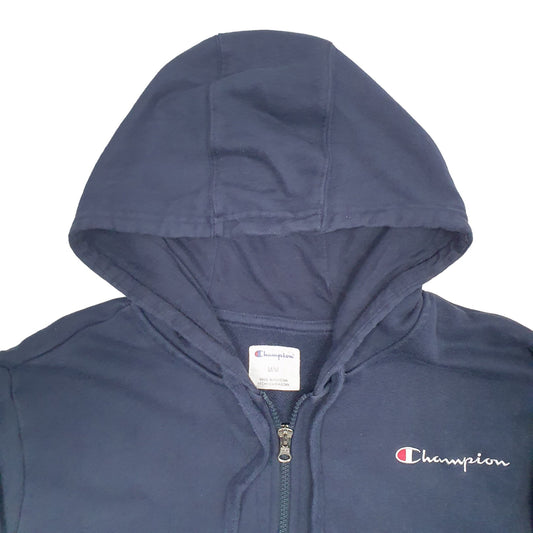 Mens Navy Champion Full Zip Jumper